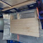 Budování interiéru dodávky.