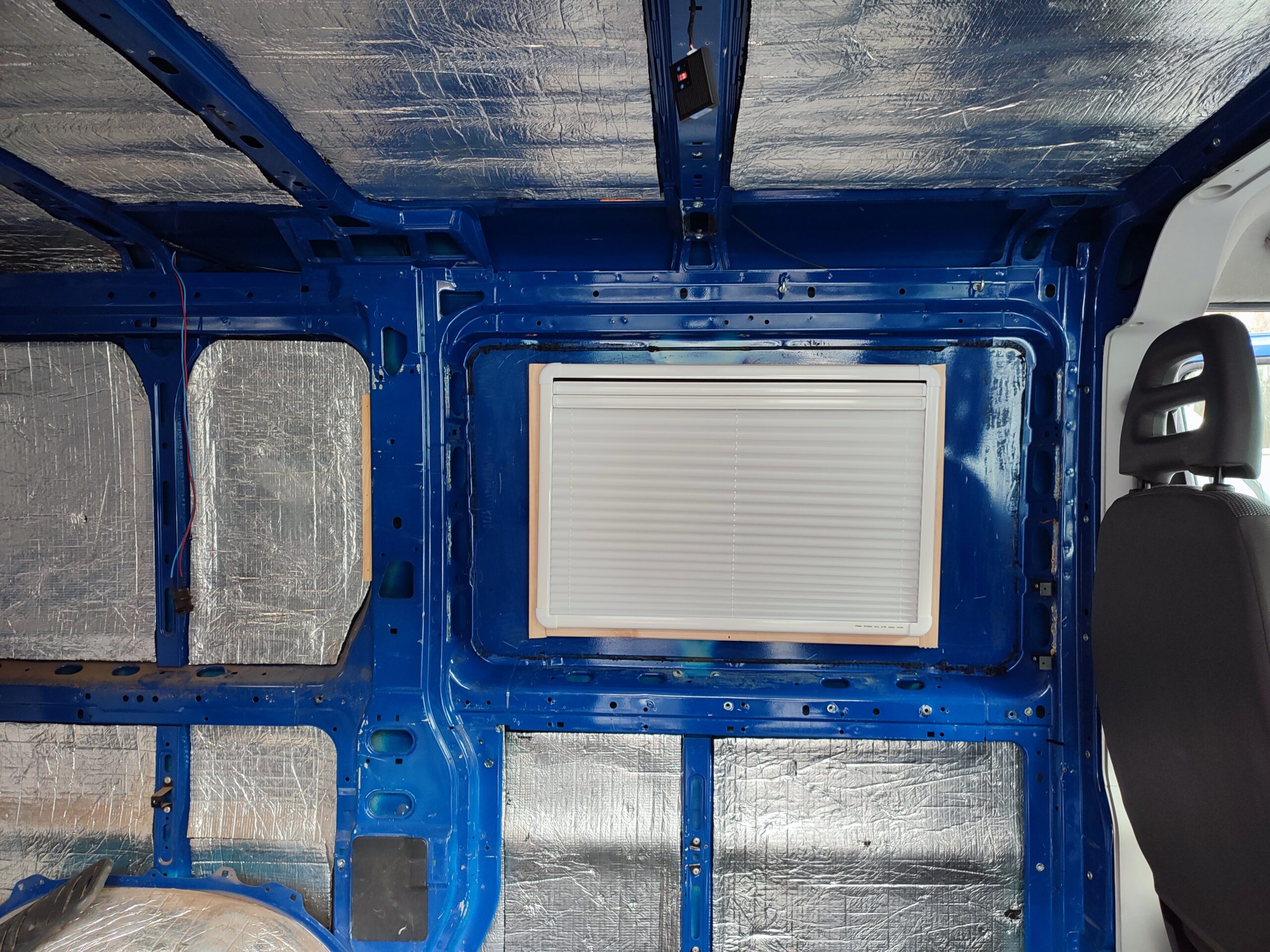 Zateplení obytné dodávky.