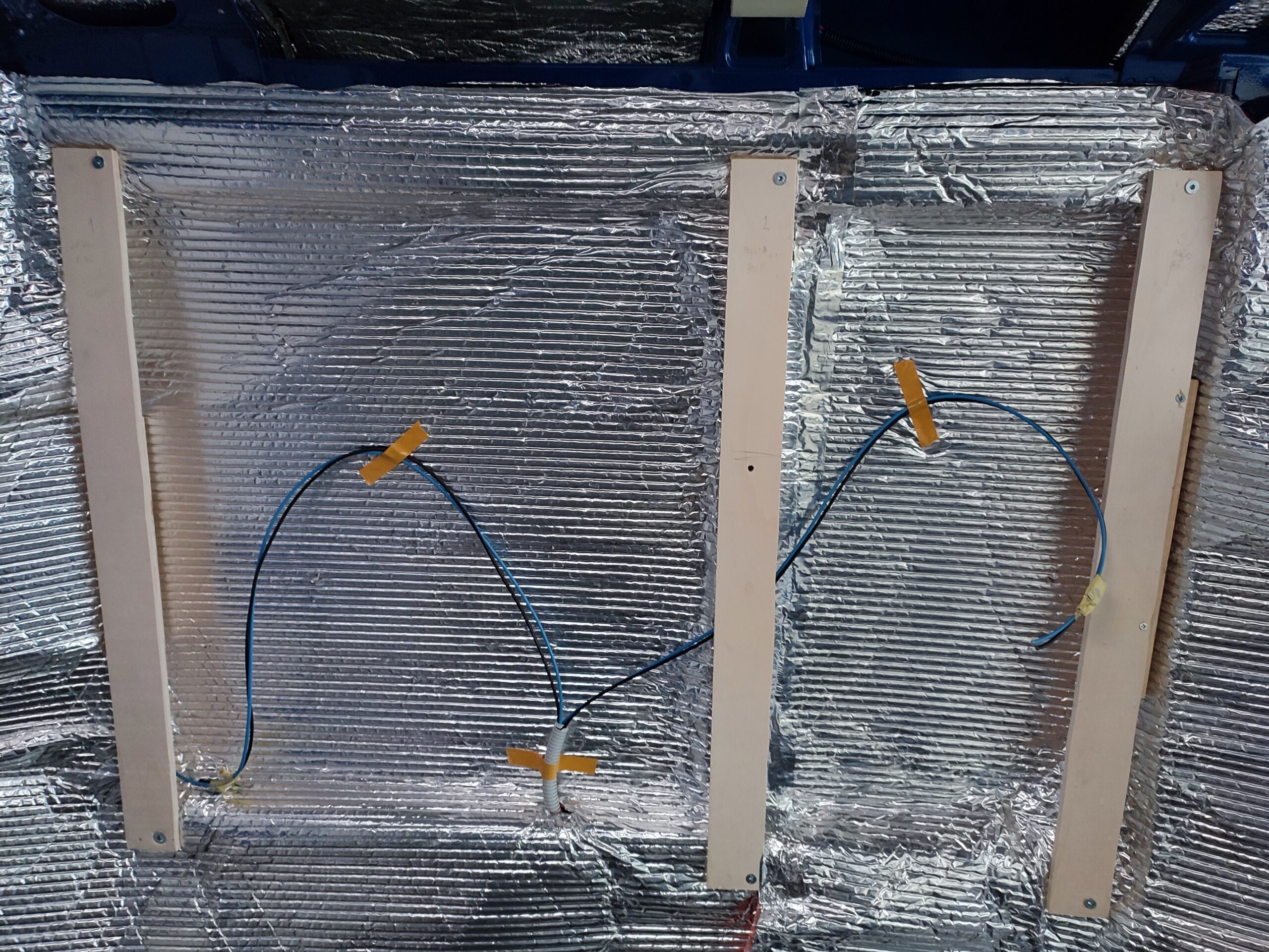 Připravené vodiče.