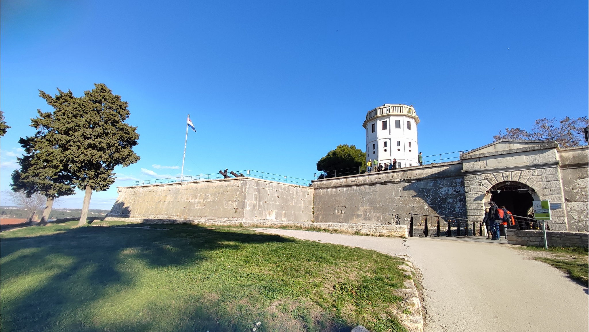 Pevnost Kaštel v Pule.